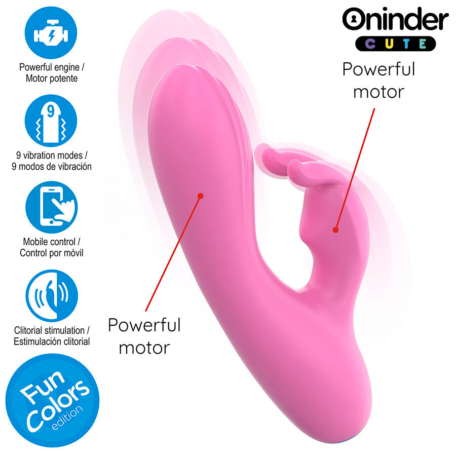Oninder Cute Rabbit vibratore rabbit doppia stimolazione