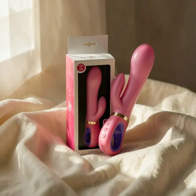Intense Daphne rabbit vibratore rosa impermeabile