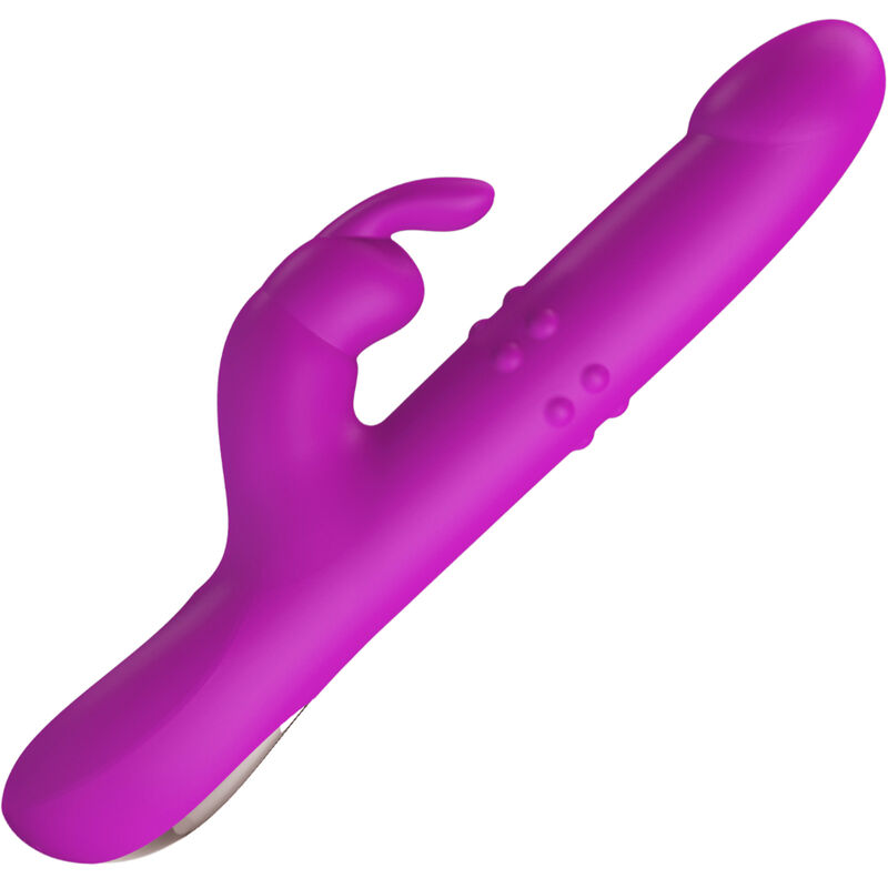 Pretty Love Reese vibratore rotante viola con spinta