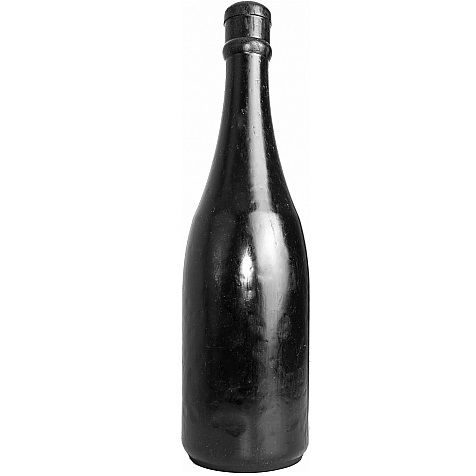 All Black Bottiglia 39,5 cm dildo anale XL inseribile 35 cm
