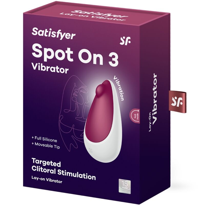 Satisfyer Spot On 3 Berry stimolatore clitorideo 12 programmi