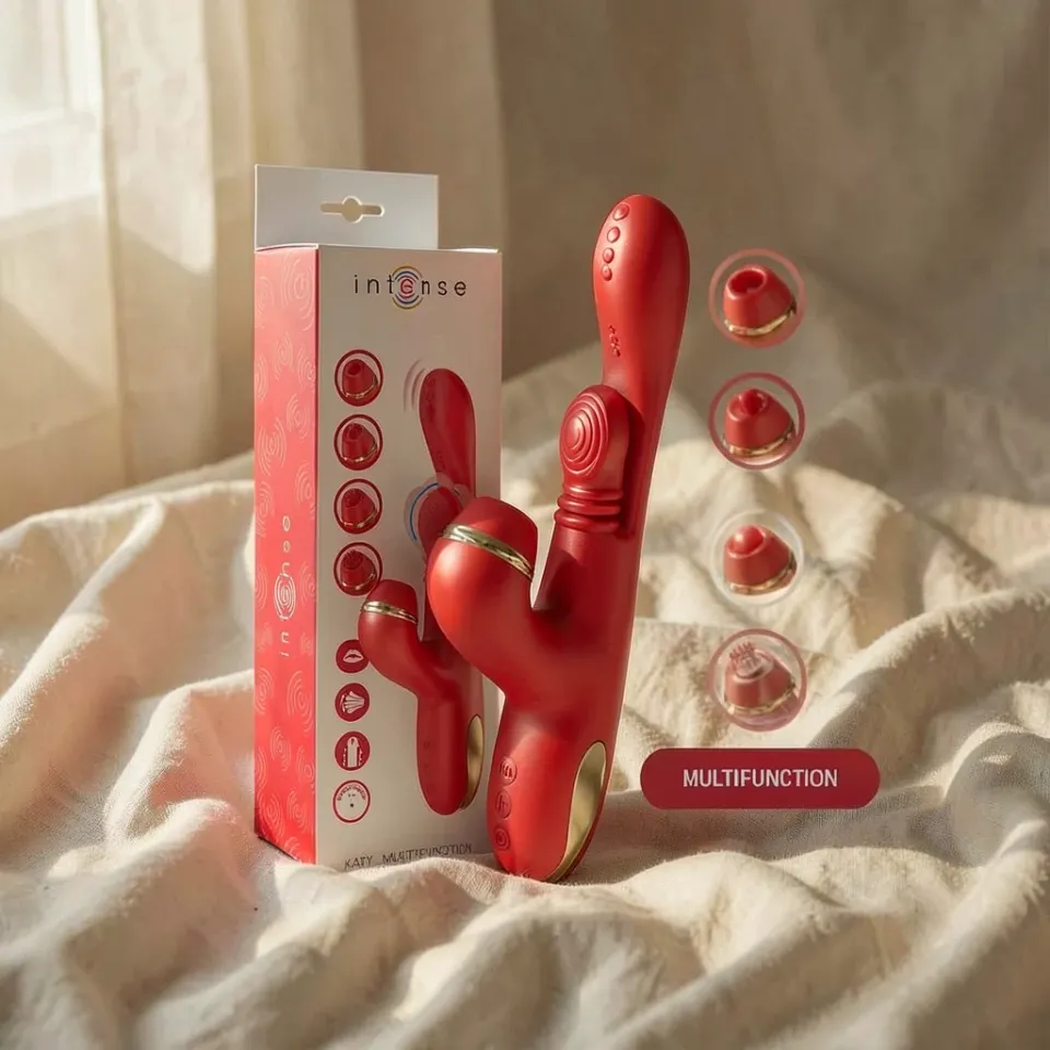 Intense Katy vibratore clitoride punto G 4 testine