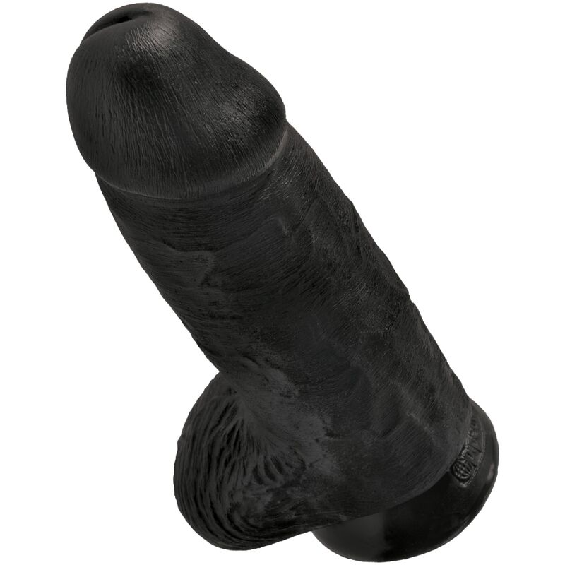King Cock Chubby 23 cm dildo nero ventosa realistico
