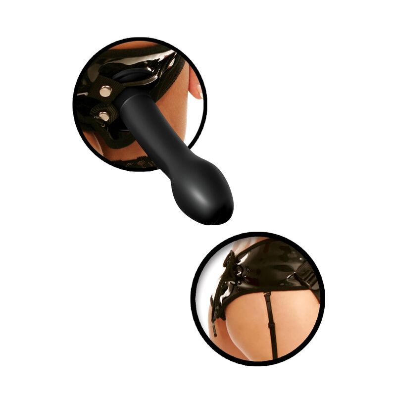 Pipedream Strap-On con Reggicalze set dildo 15 cm nylon