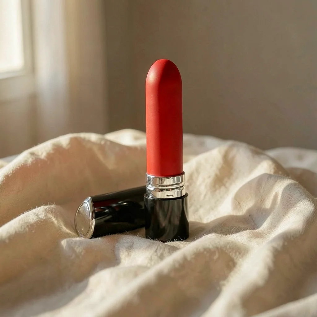 Lips Style Shia vibratore rossetto nero 10 vibrazioni