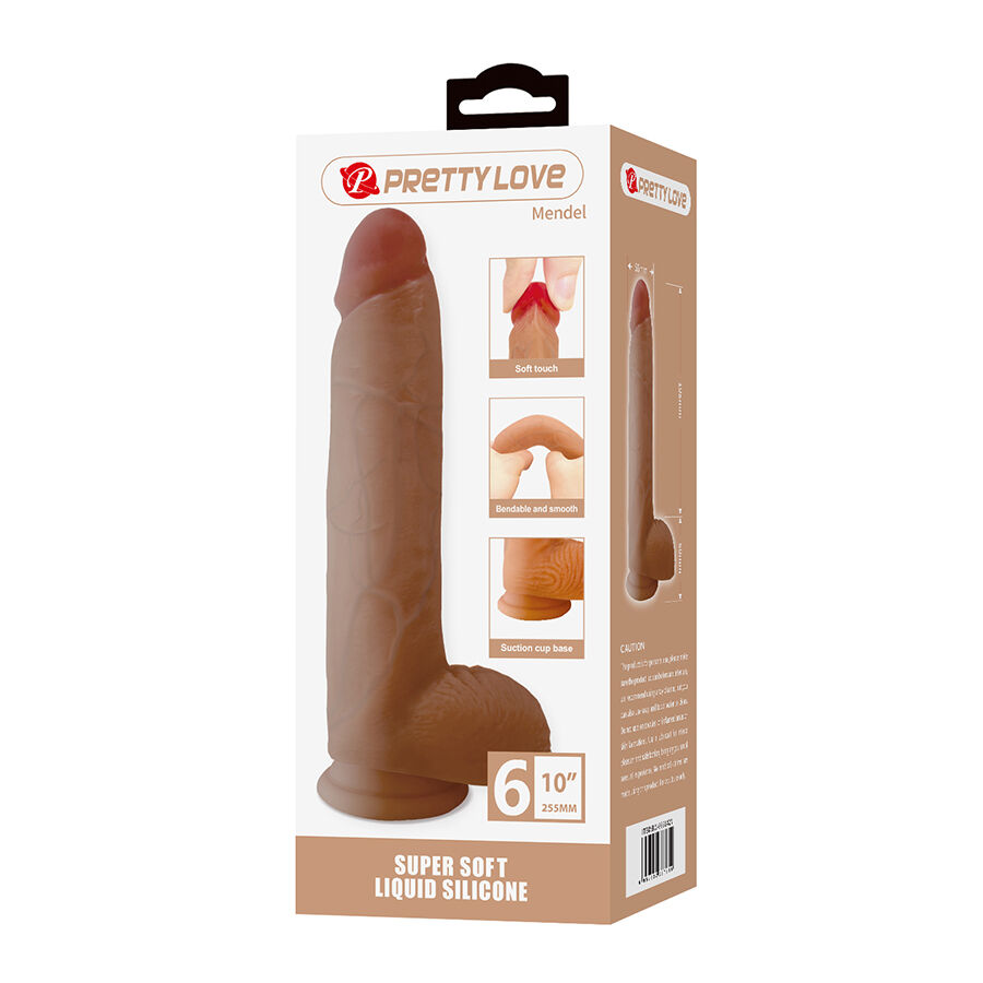 Pretty Love Mendel dildo in silicone con ventosa