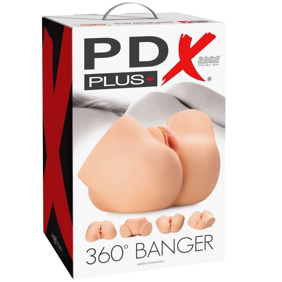 PDX Extreme 360° Banger masturbatore due ingressi