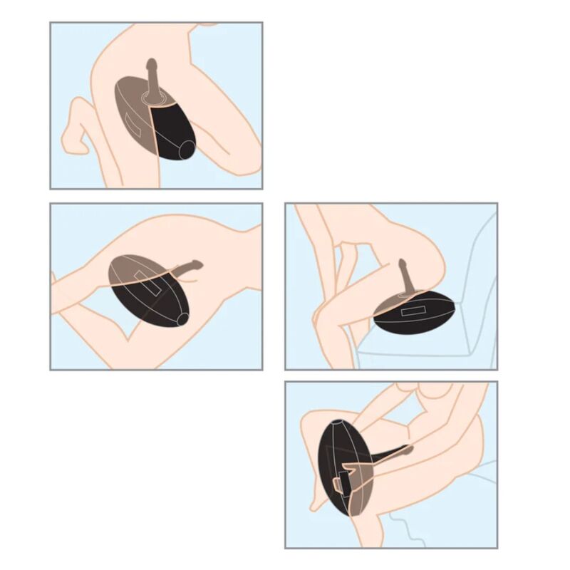 Fetish Fantasy Body Dock Mini sedia gonfiabile nera