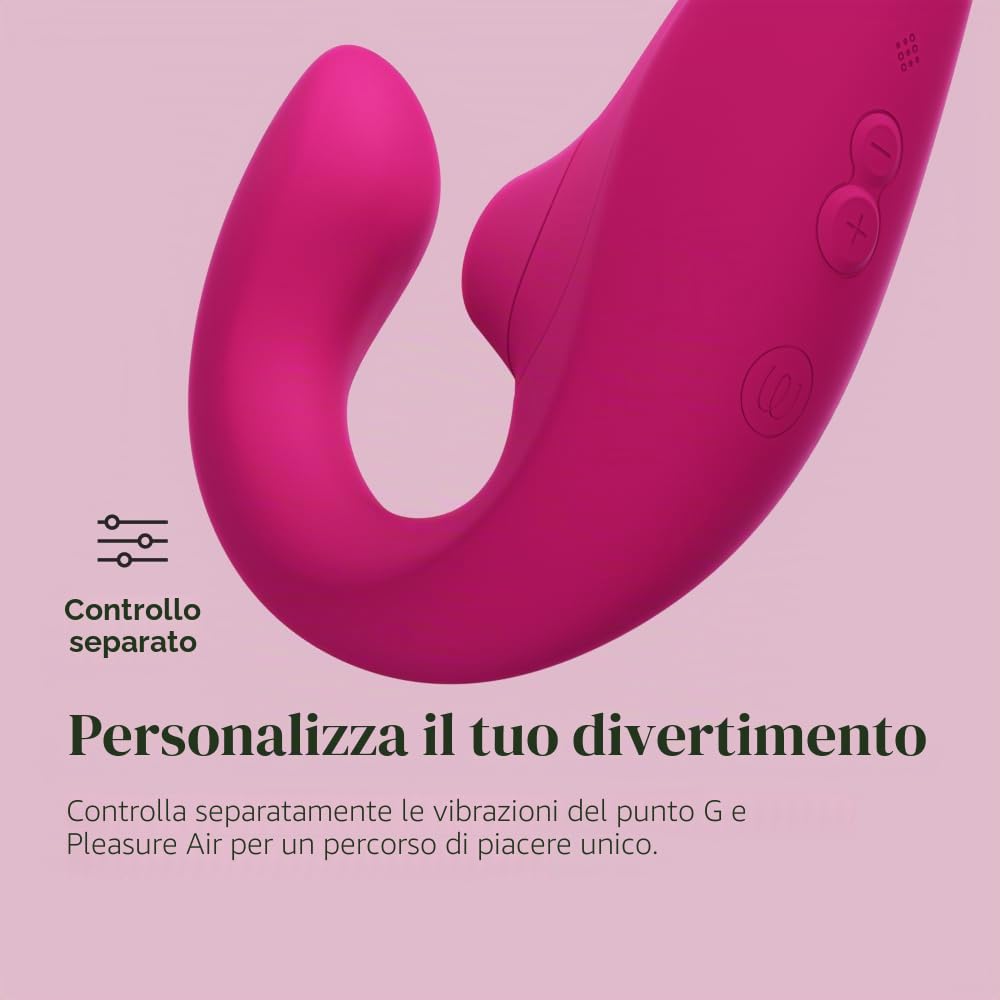 Womanizer Blend Vibratore Rabbit Magenta doppia stimolazione