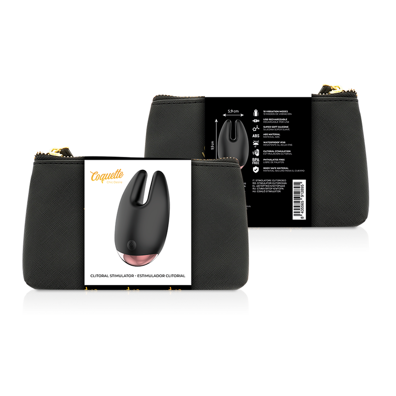 Coquette Chic Desire stimolatore clitorideo biforcato silicone 10 modalità