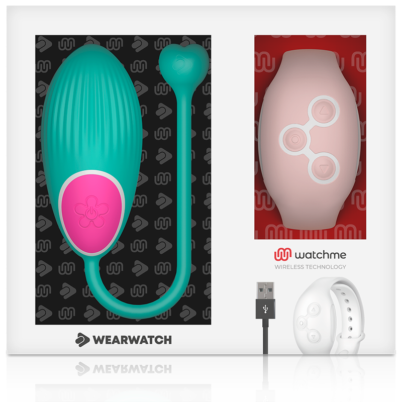 Wearwatch Egg ovulo vibrante rosa impermeabile orologio