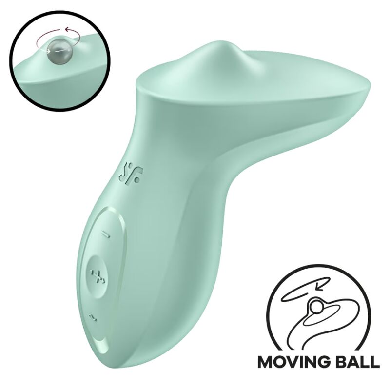 Satisfyer Exciterrr vibratore clitorideo menta sfera rotante