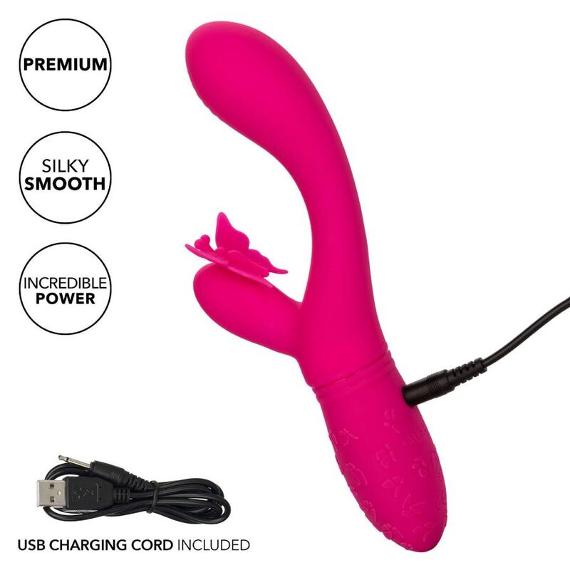CalExotics Butterfly Kiss Flutter Vibratore Farfalla Rosa