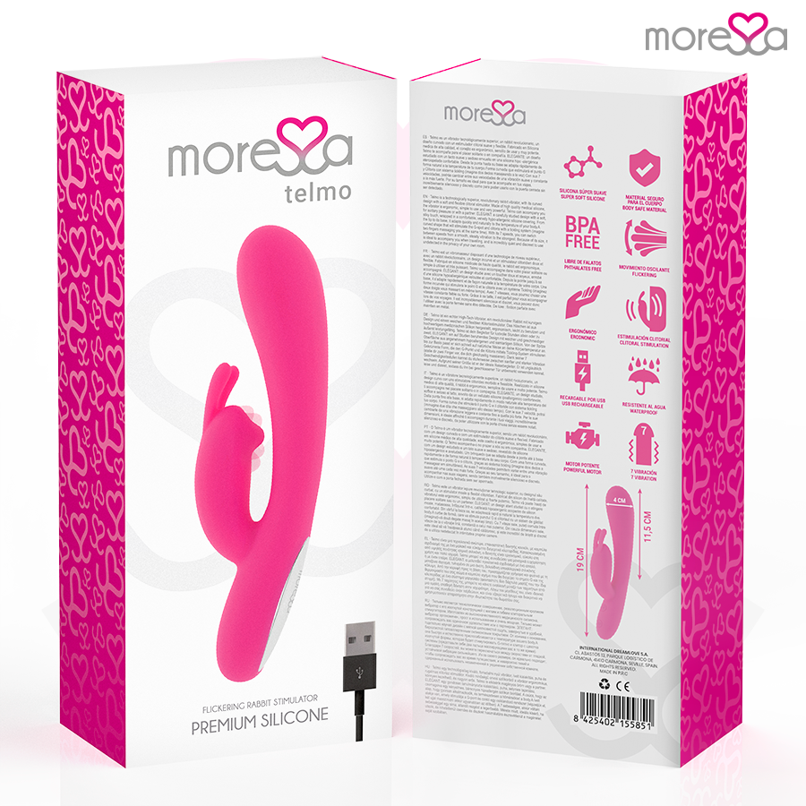 Moressa Telmo vibratore punto G silenzioso con solletico