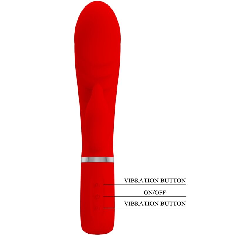 Pretty Love Prescott vibratore rabbit punto G rosso