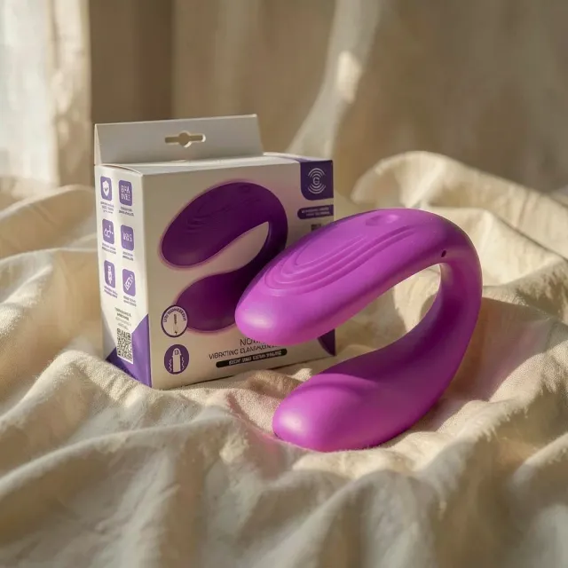 Frutille Nora Viola vibratore coppia a U viola 10 vibrazioni