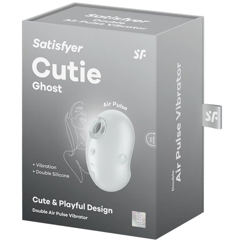 Satisfyer Cutie Ghost stimolatore clitoride bianco