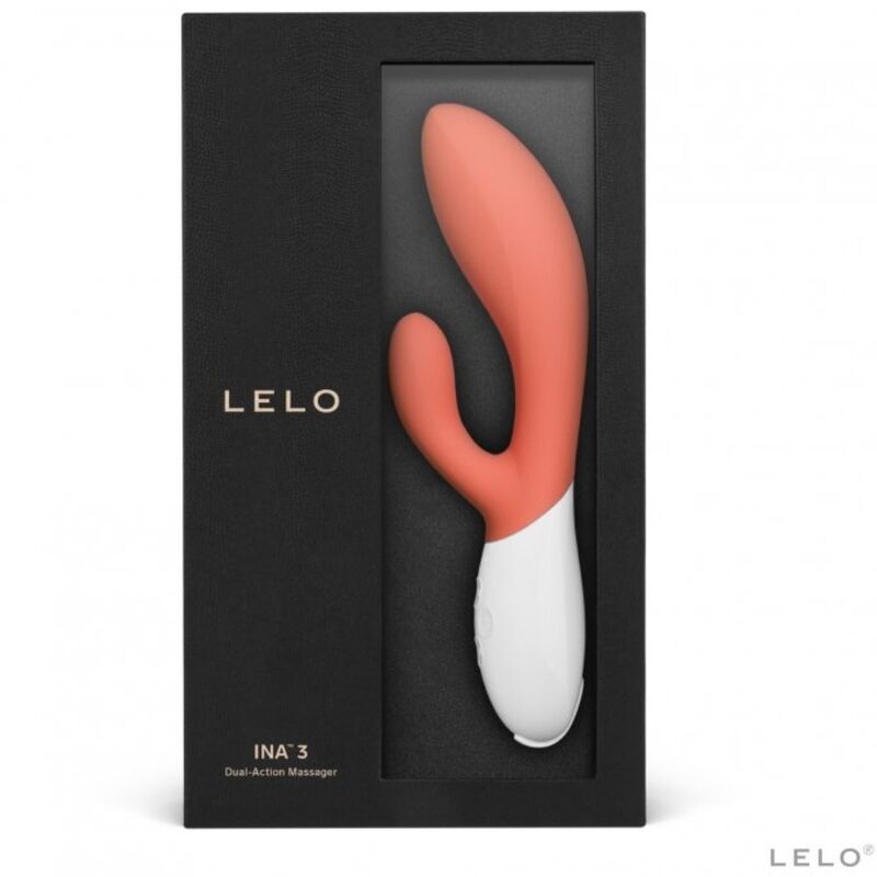 LELO Ina 3 vibratore rabbit corallo 10 modalita