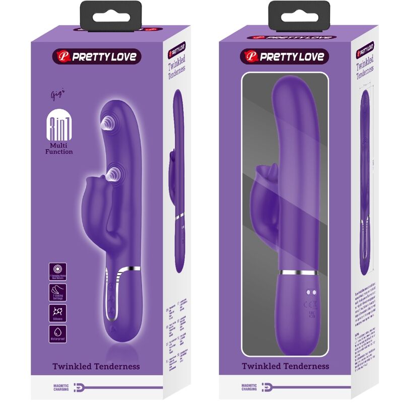 Pretty Love Rabbit Licking vibratore rabbit viola