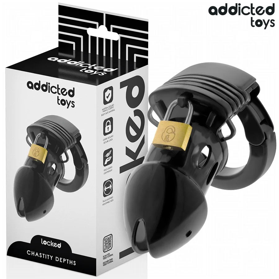 Addicted Toys Locked Deep gabbia castita 75 mm regolabile