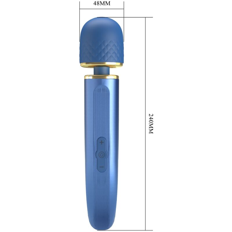 Pretty Love Massaggiatore bacchetta vibrante blu USB