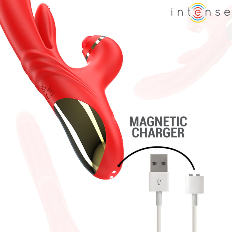 Frutille Intense Rosalia vibratore triplo rosso