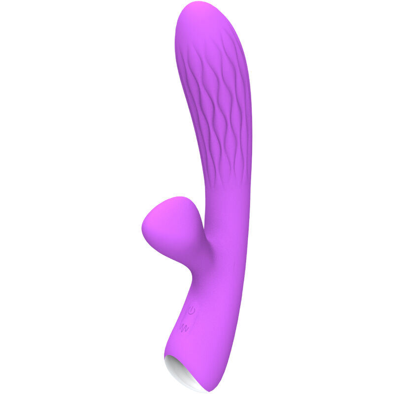 Armony Chelsea vibratore viola flessibile 20 cm doppia stimolazione