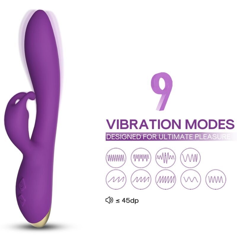 Armony Bonnie vibratore rabbit silicone 9 modalità ricaricabile