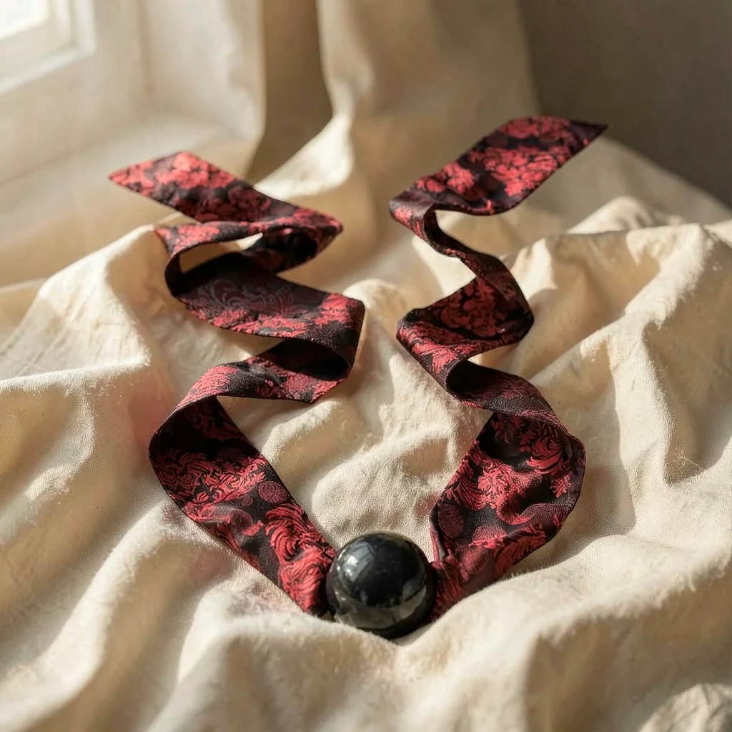 CalExotics Scandal Ball Gag bavaglio silicone nero rosso