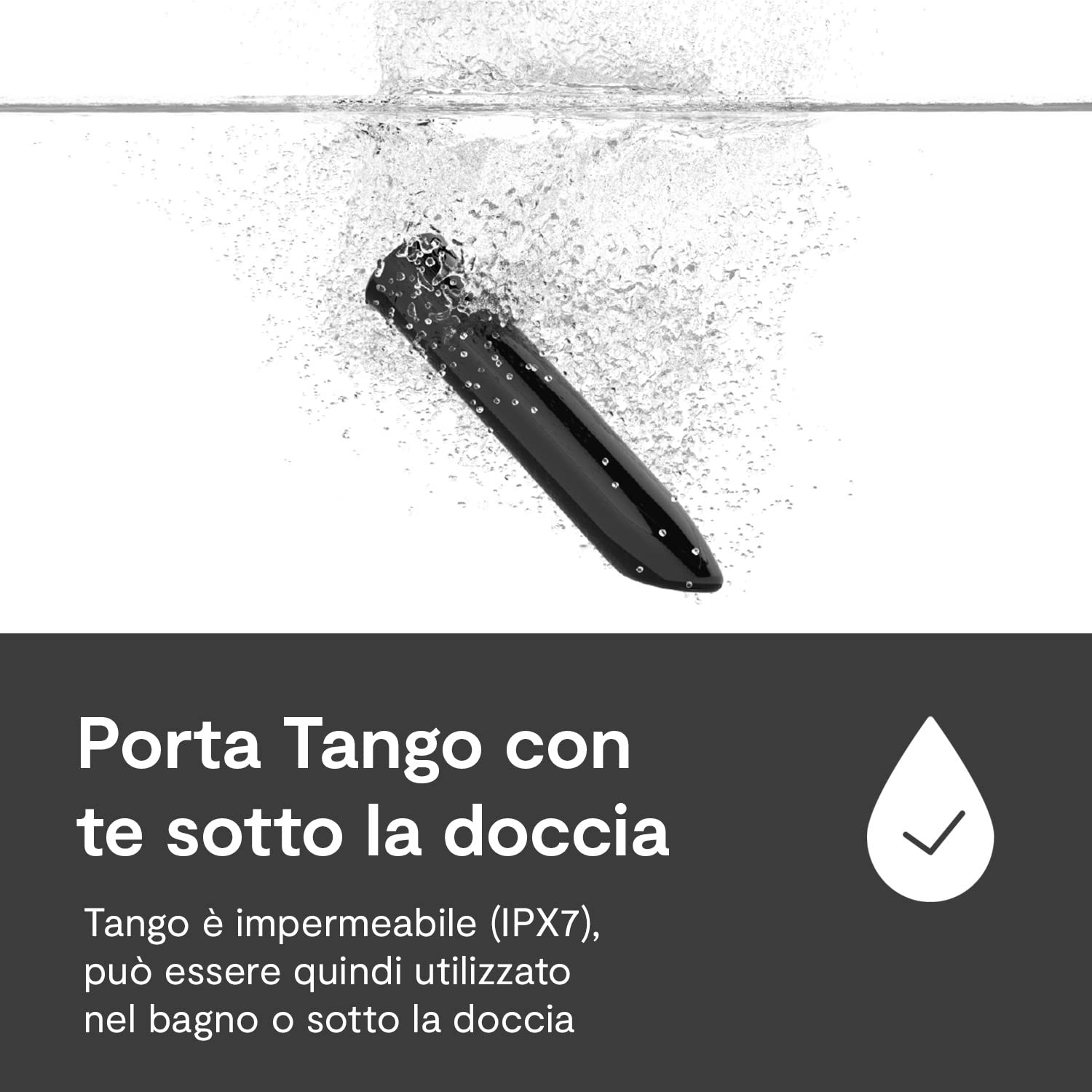 We-Vibe Tango vibratore bullet impermeabile 8 vibrazioni