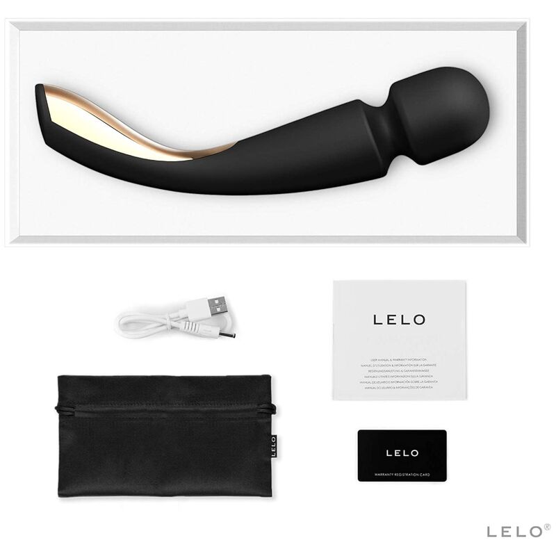 LELO Smart Wand 2 Medium Vibratore Wand Nero