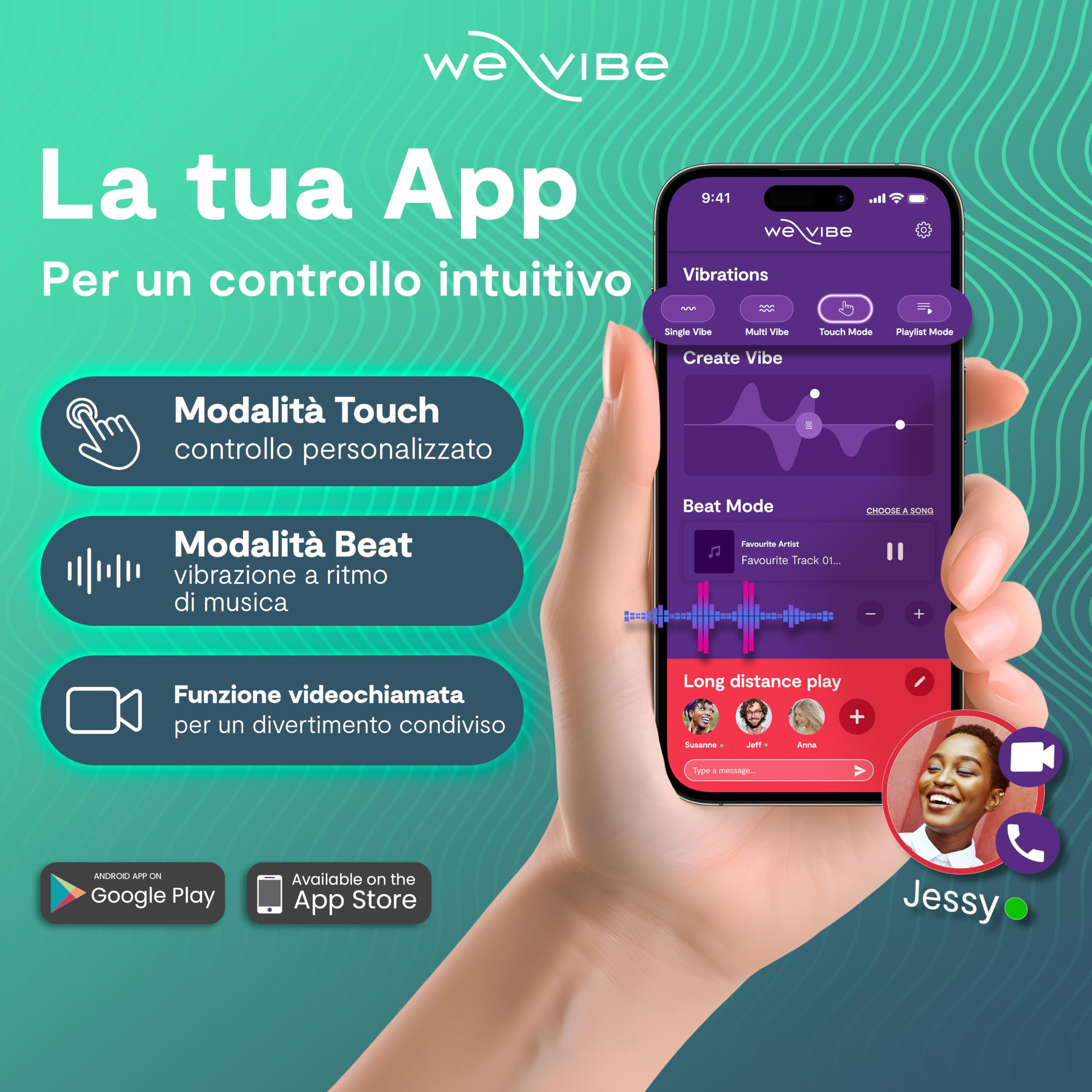 We-Vibe Pivot 2 anello vibrante 52mm per coppia
