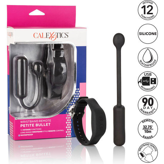 Calexotics Petite Bullet bullet vibrante telecomando polso 12 funzioni