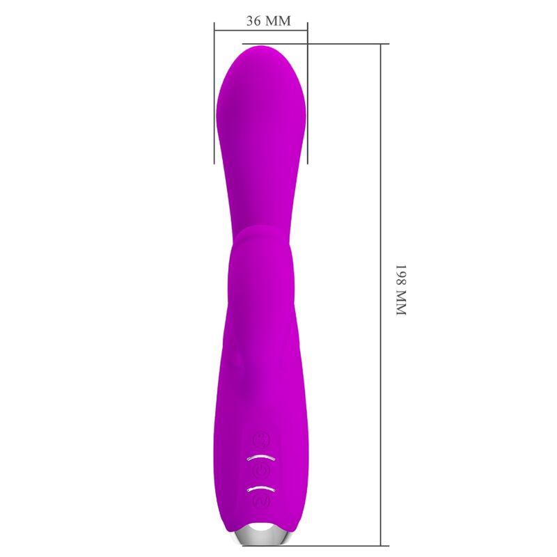 Pretty Love Gloria vibratore rabbit viola doppia stimolazione