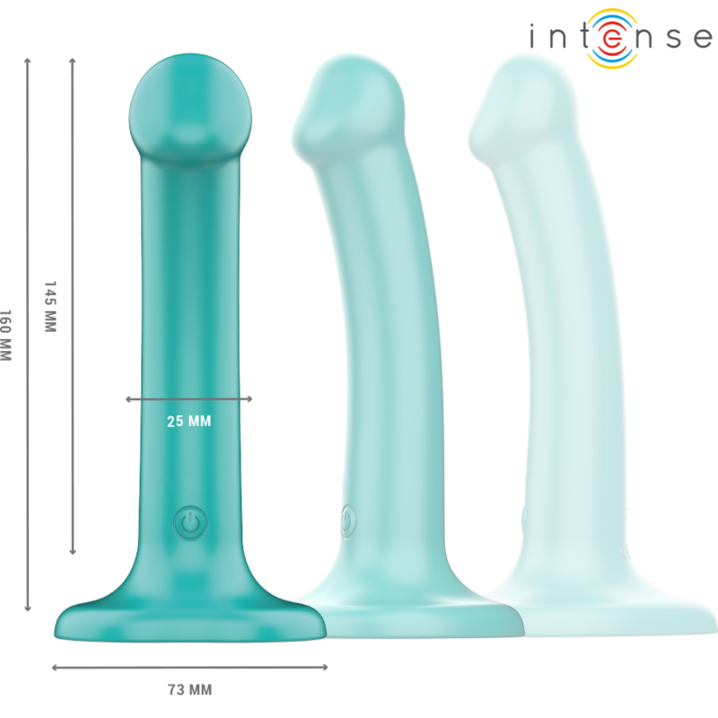 Intense Katie vibratore blu in silicone con telecomando
