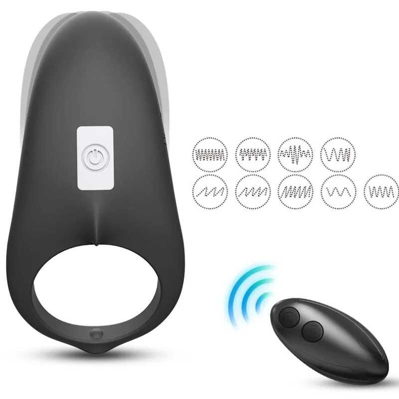 Armony Shark anello vibrante coppia con telecomando