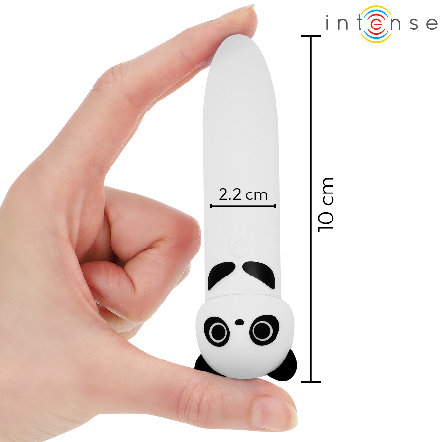 Intense Poh mini vibratore panda silicone 8 modalità