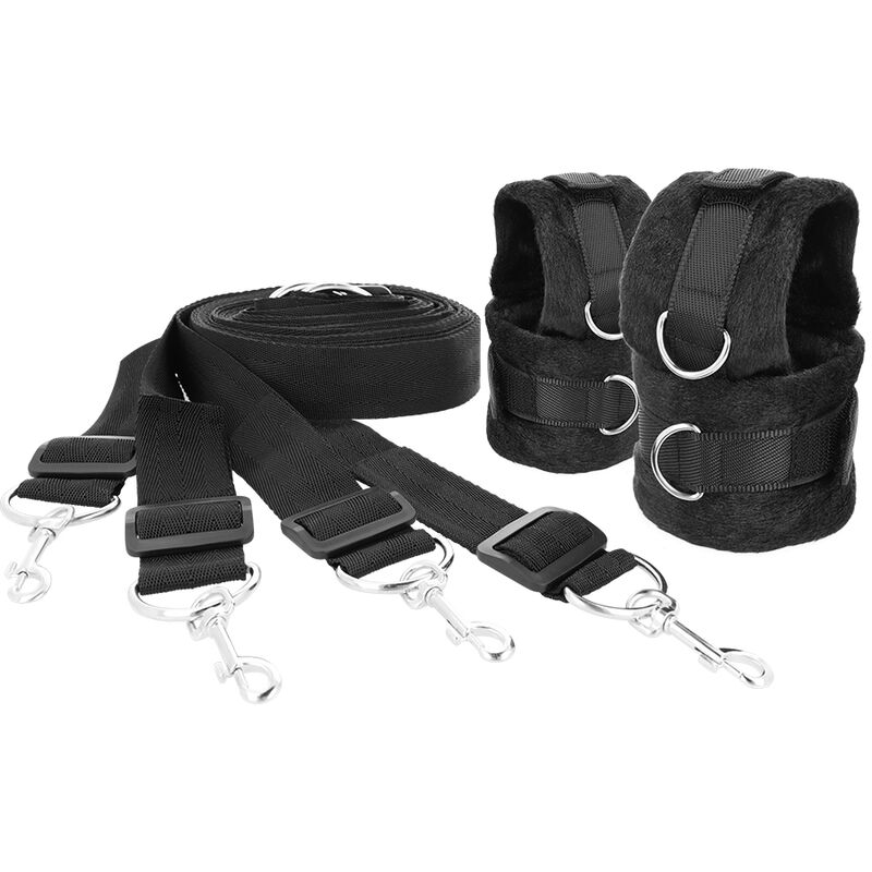 Darkness Set Cinghie da Letto kit bondage neoprene 4 punti