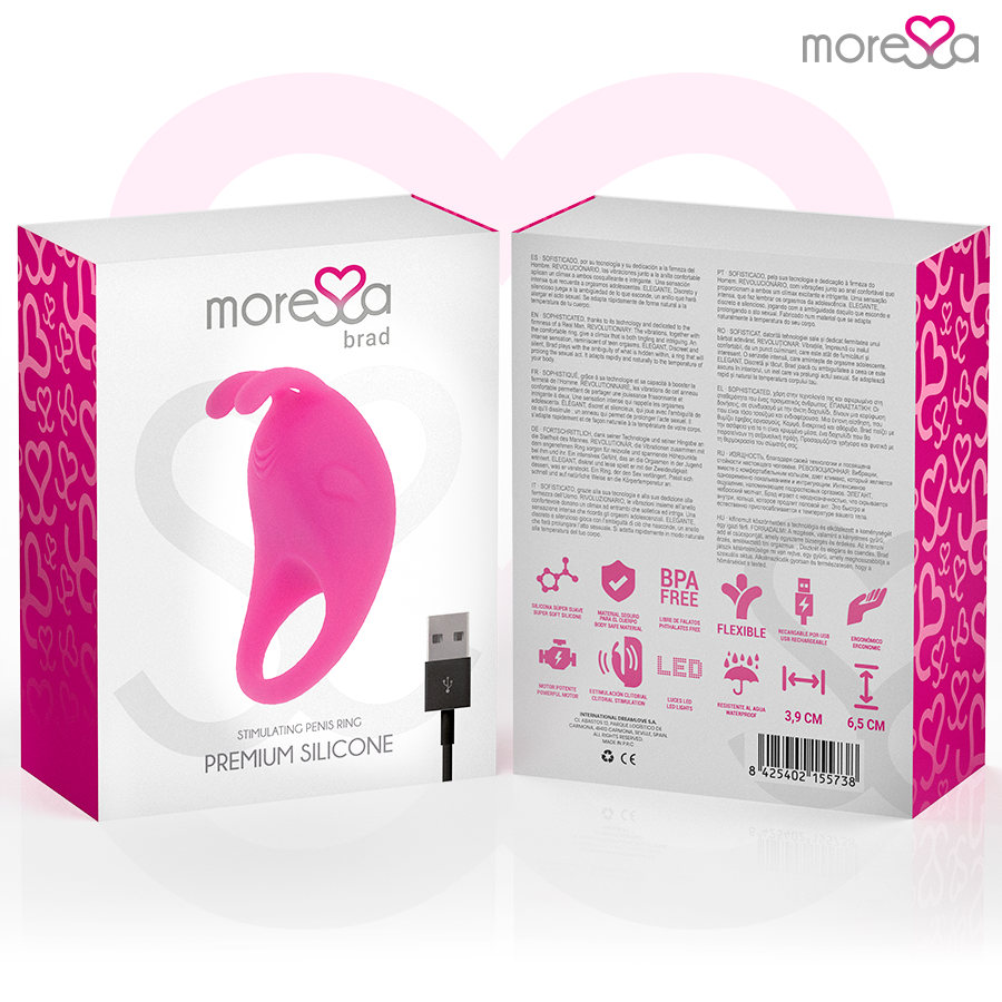 Moressa Brad anello vibrante silicone 7 funzioni
