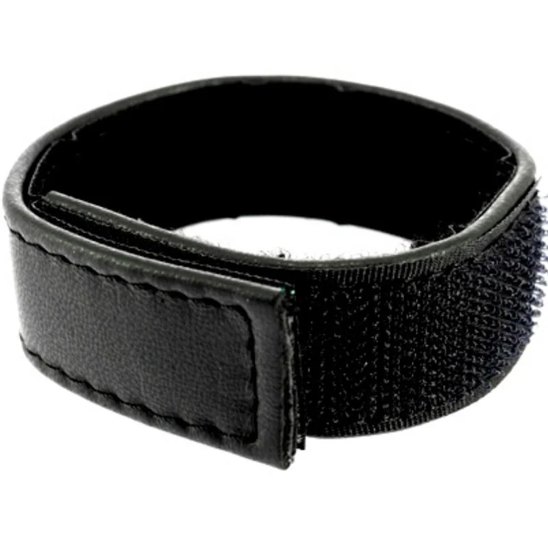 Leather Body cinturino pene e testicoli pelle nero 3 posizioni