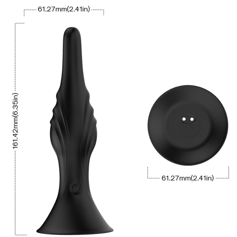 Armony set vibratore e plug anale telecomando 9 modalità