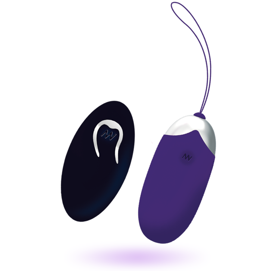 Intense Flippy II ovetto vibrante viola telecomando 10 m