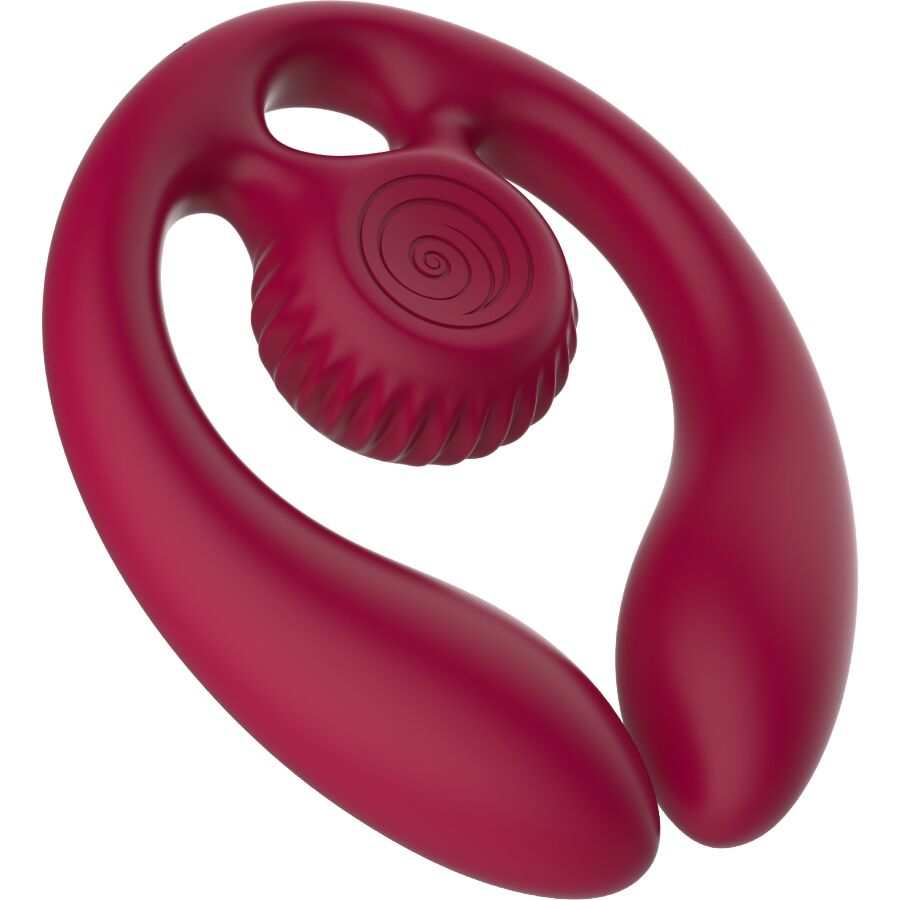 Snail Vibe Gizi Duo vibratore coppia bordeaux 3 motori