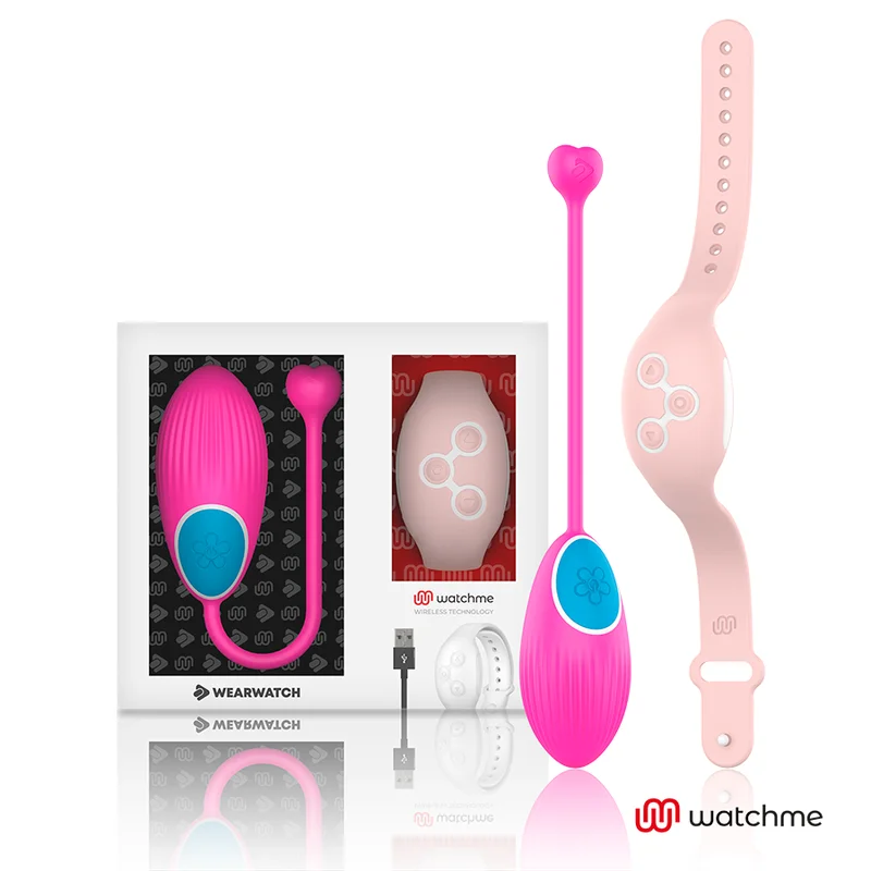 Wearwatch Egg ovetto vibrante fucsia con orologio