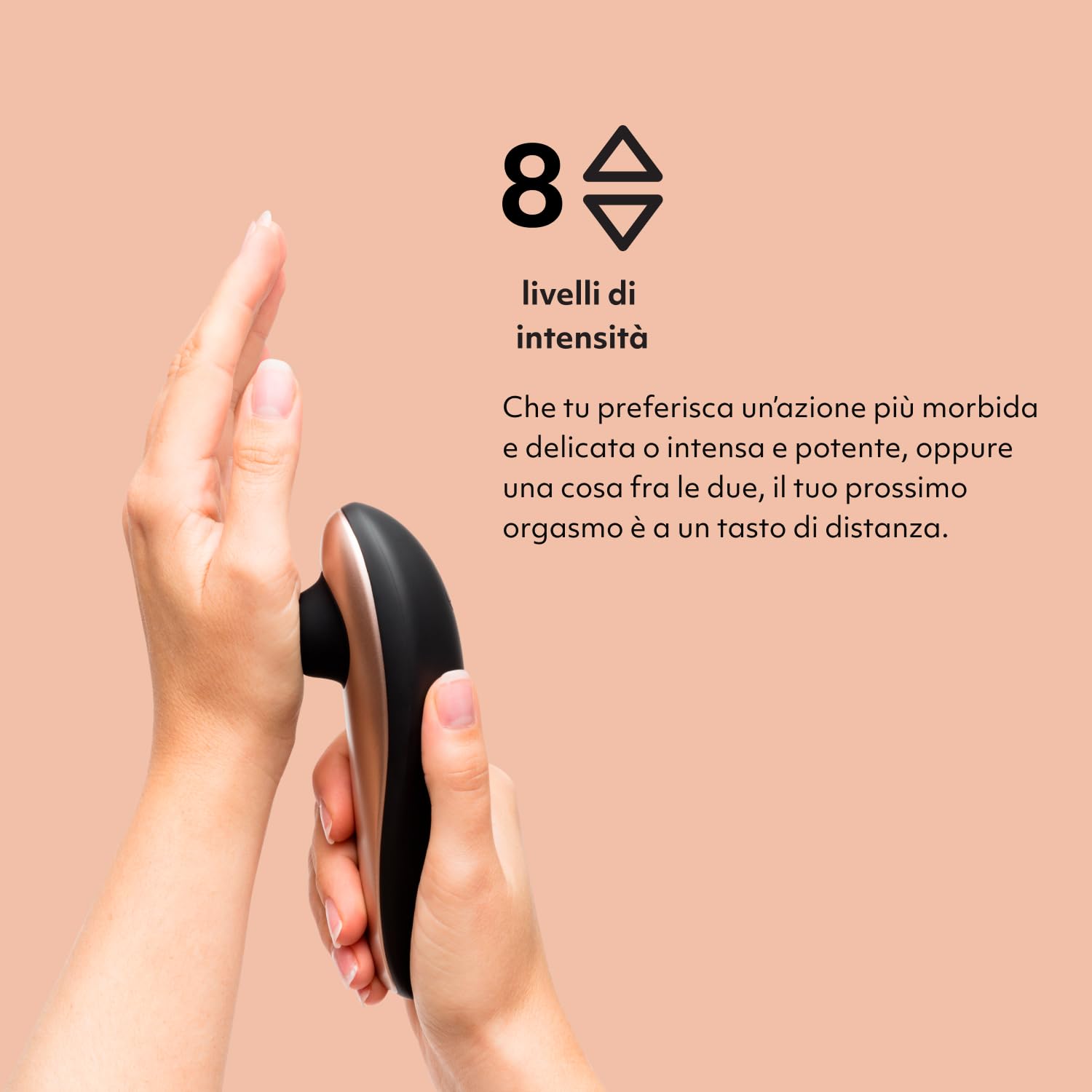 Womanizer Classic stimolatore clitorideo oro rosa 8 livelli