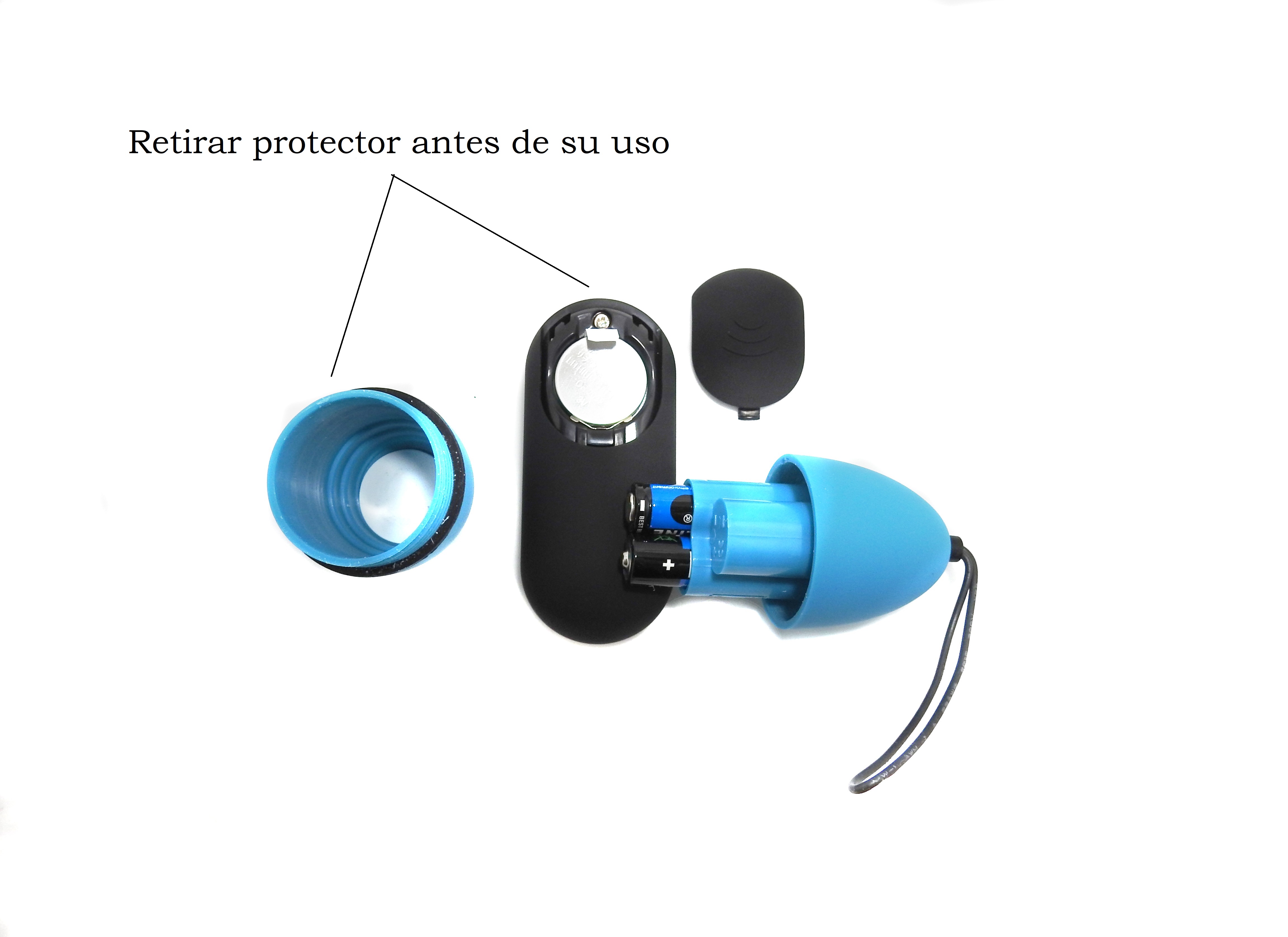 Virgite Love Hit G2 uovo vibrante blu con telecomando 10 m