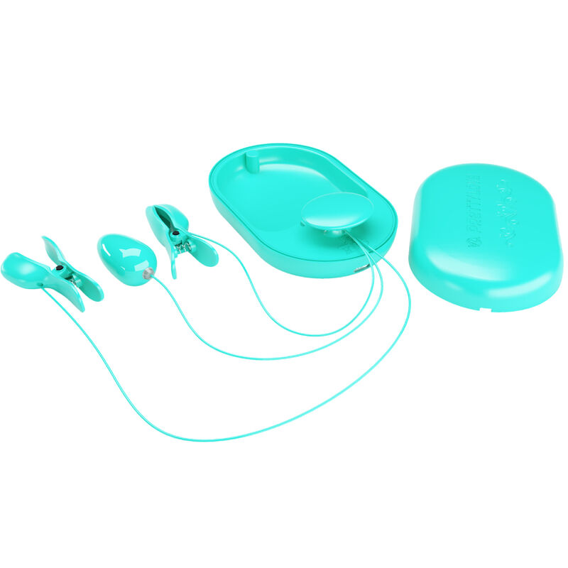Pretty Love Pinzette Capezzoli Vibranti Blu Elettro