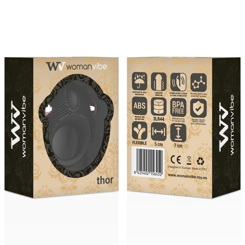 Womanvibe Thor anello vibrante coppia in silicone