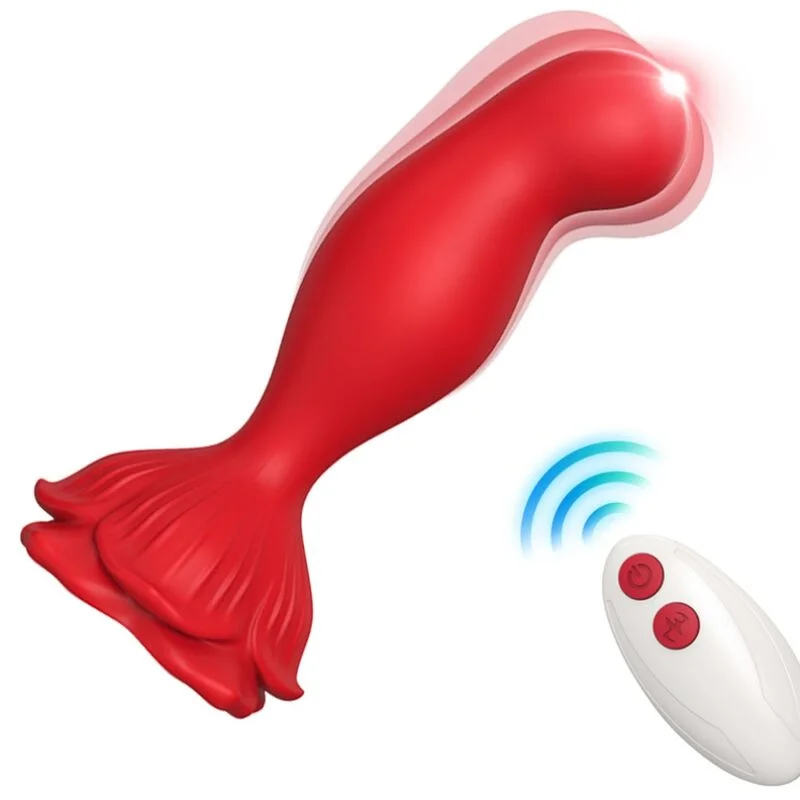 Armony Rosa vibratore plug anale telecomando impermeabile