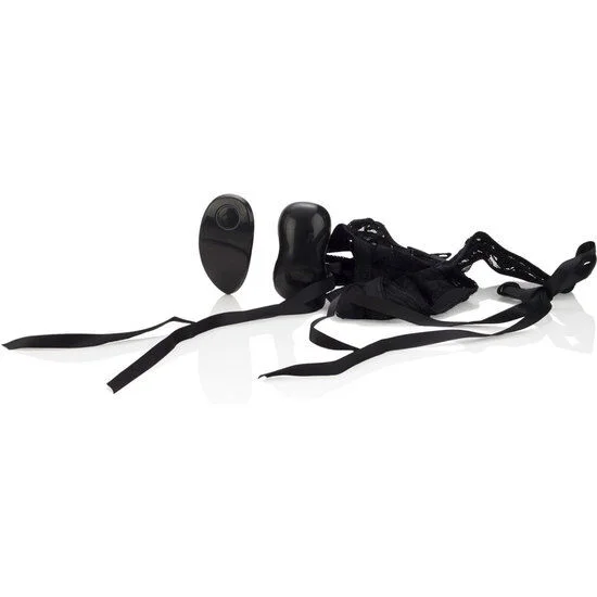 CalExotics Perizoma vibrante pizzo nero 10 funzioni